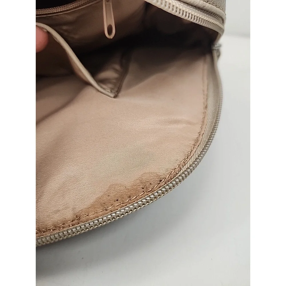 Nine West Beige‎ Studded Faux Leather Back Pack Purse 10